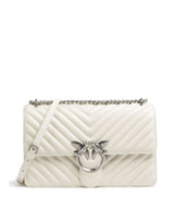 Pinko Love One Classic Torba na ramię bianco seta/old silver