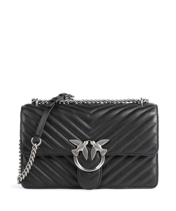 Pinko Love One Classic Torba na ramię nero/old silver