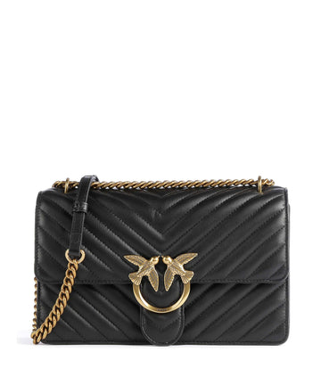 Pinko Love One Classic Torba na ramię nero/antique gold