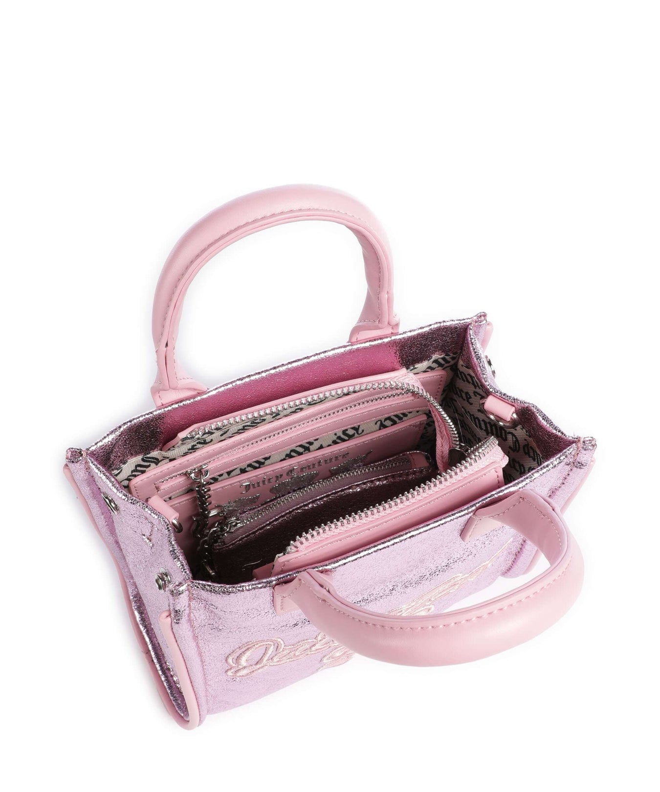 Juicy Couture Iris Metallic S Crossbody bag metallic juicy pink