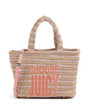 Juicy Couture Nora Straw S Handbag peach pink