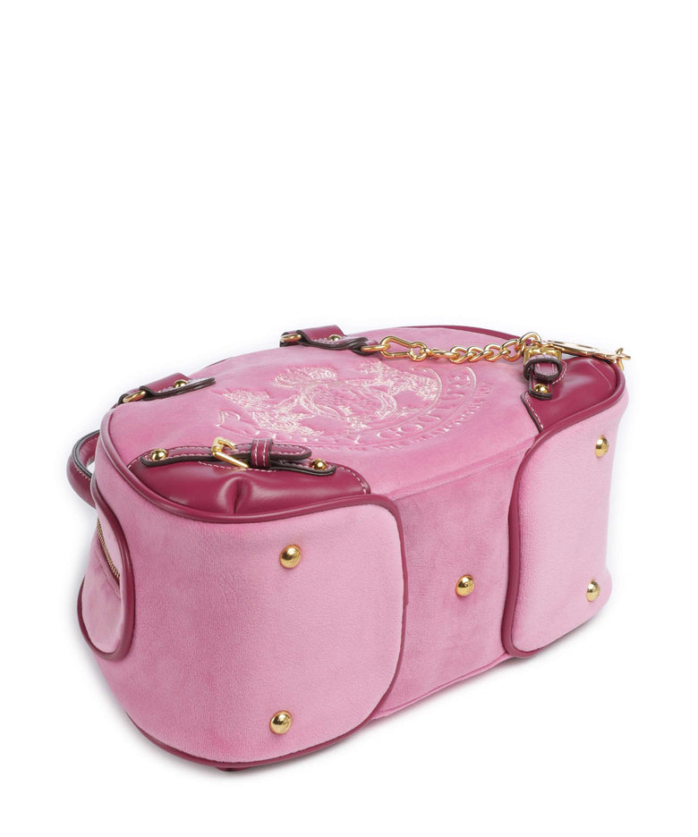 Juicy Couture Twig Narrative Velvet Handbag super pink
