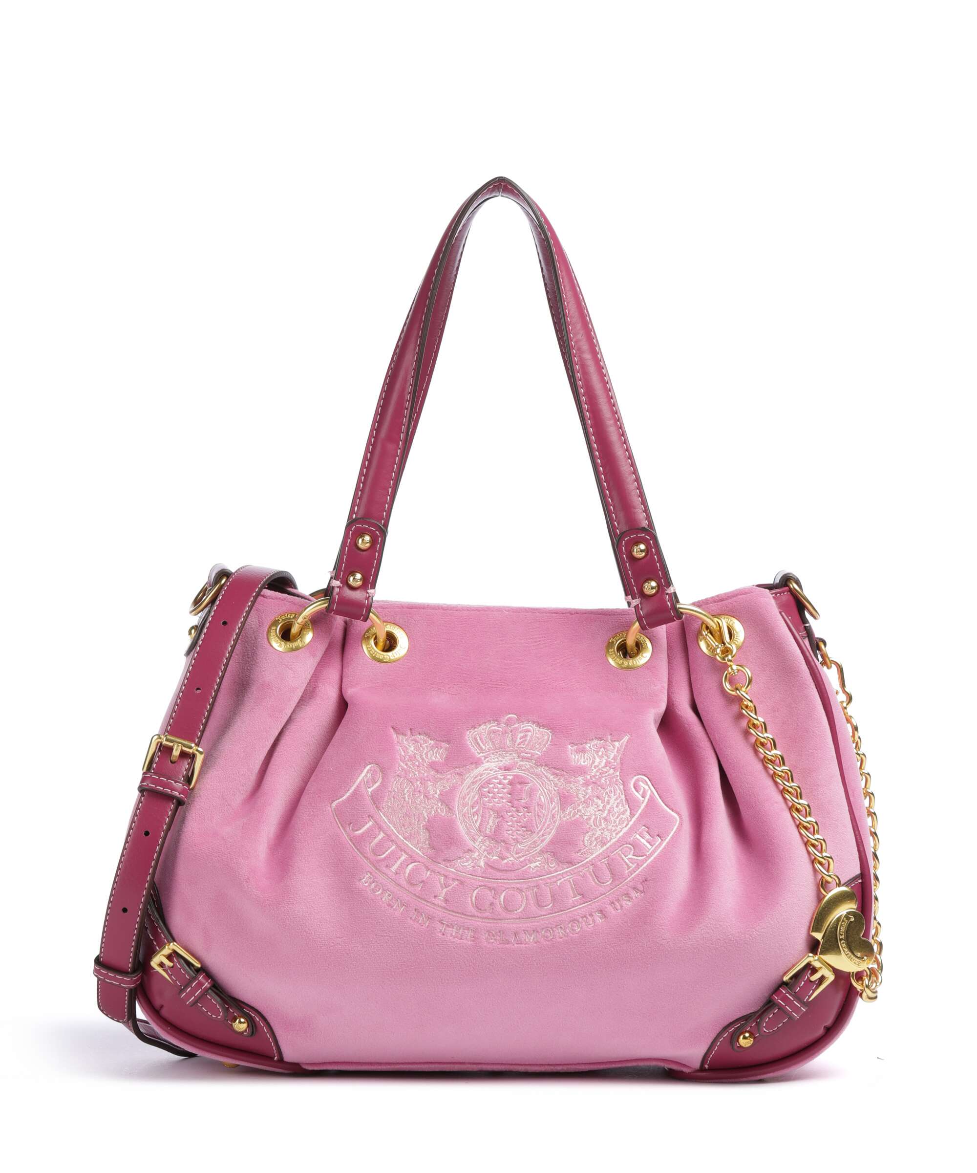 Juicy Couture Twig Narrative Velvet M Torebka worek tkanina