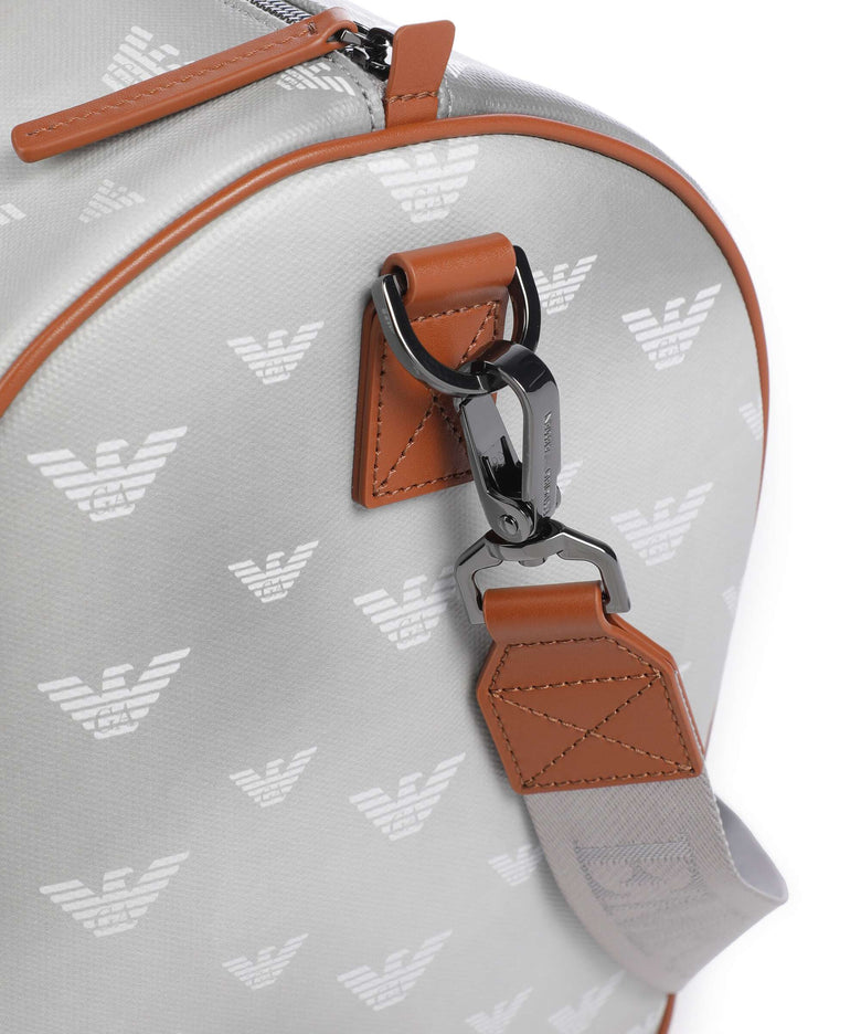 Emporio Armani Special Minorca Weekend bag grey/eagle allover