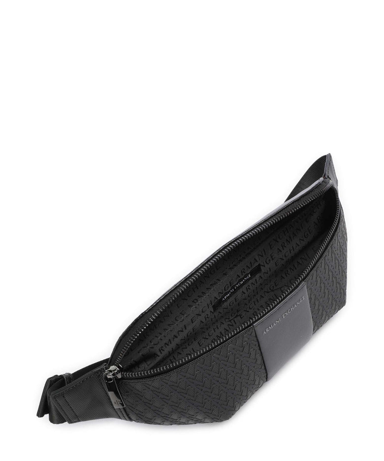 Armani Exchange William Belt bag black/forged iron
