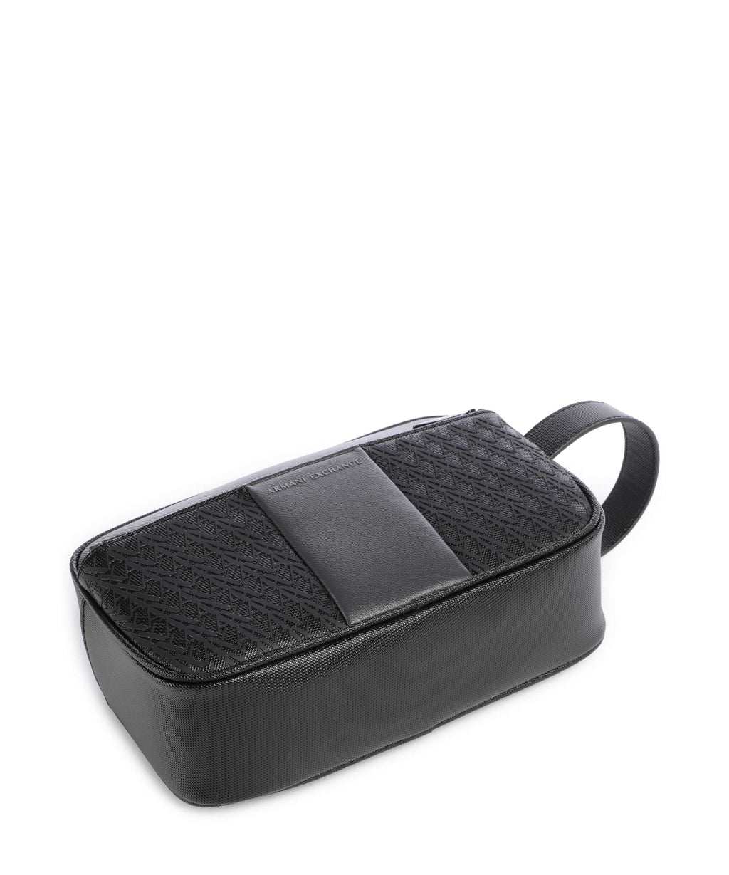 Armani Exchange William Toiletry bag black/forged iron