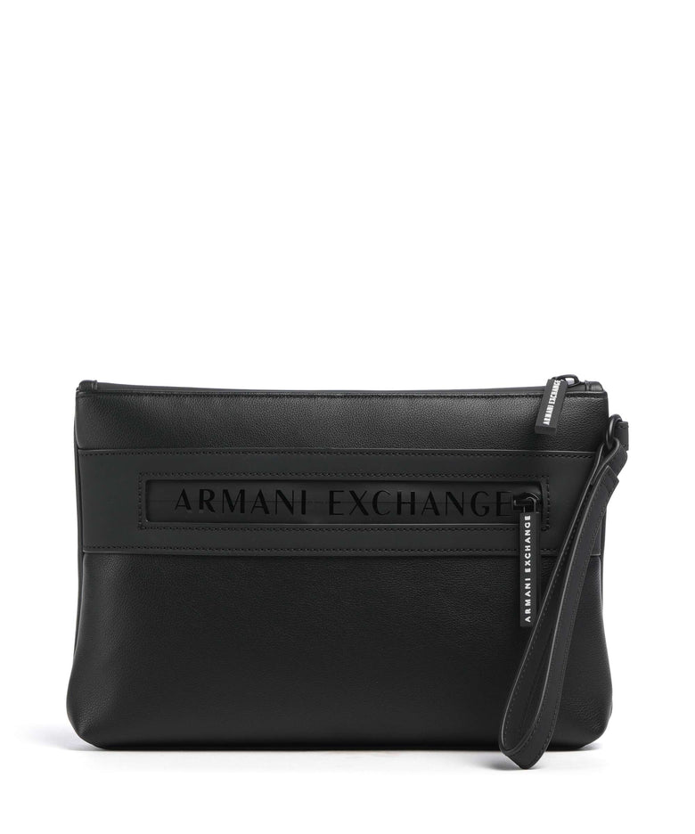 Armani Exchange Angel Wristlet black