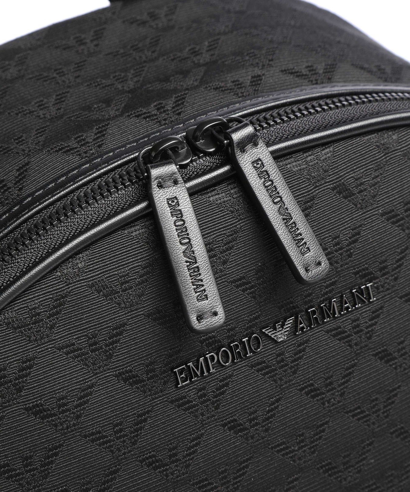 Emporio Armani Omnia Jacquard Backpack black
