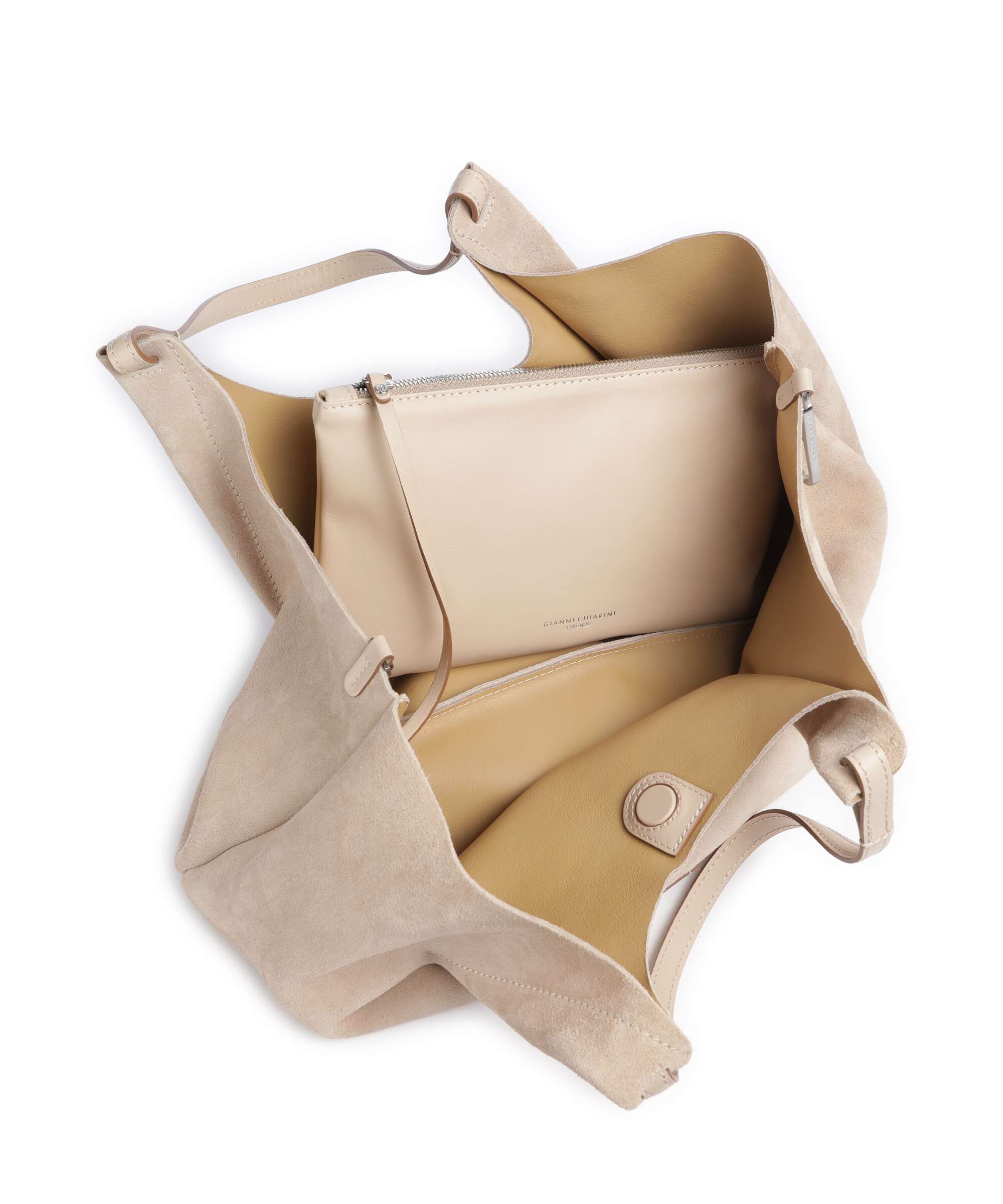 Gianni Chiarini Dua L Hobo bag nude