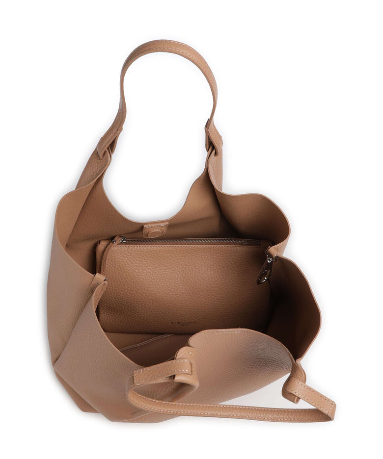 Gianni Chiarini Dua Hobo bag clay