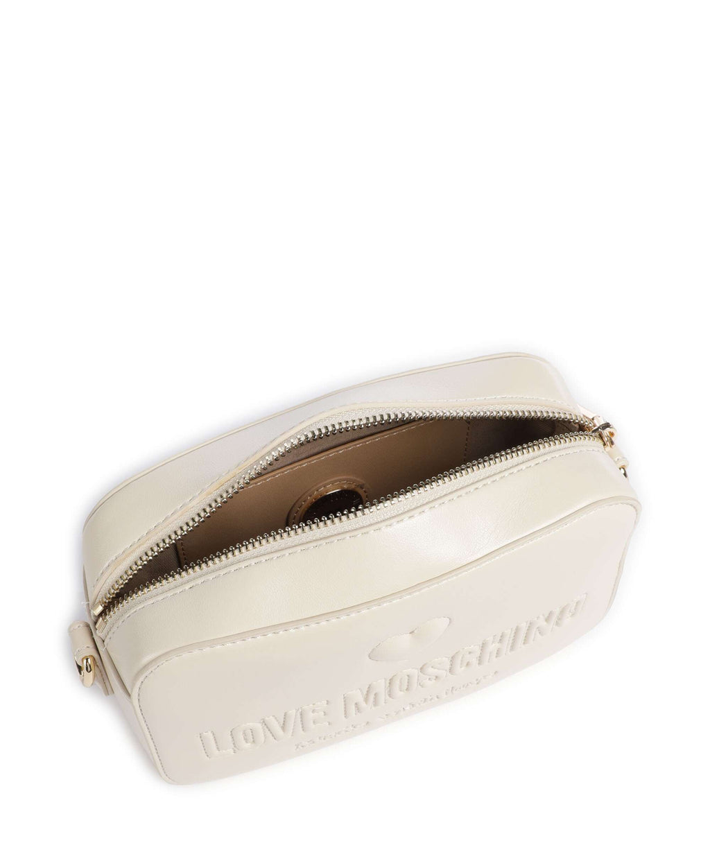Love Moschino Ember Crossbody bag avorio