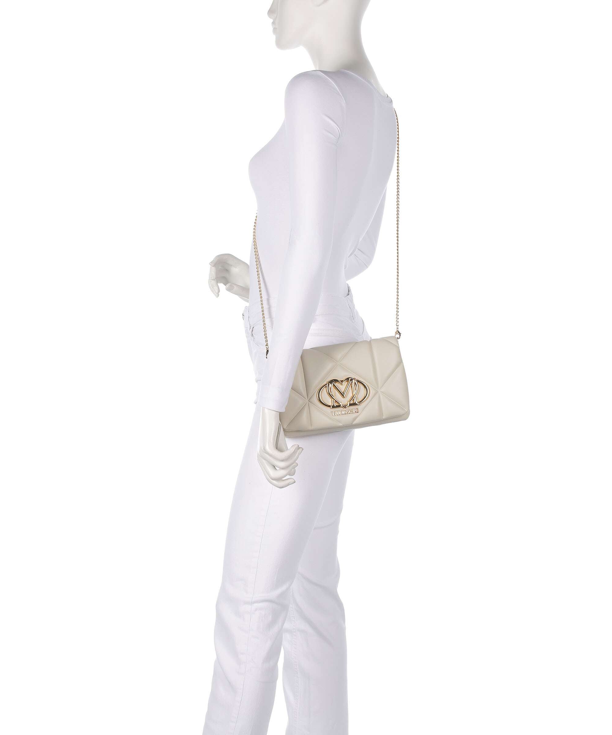 Love Moschino Smart Daily Crossbody bag avorio