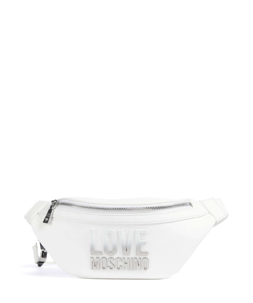 Love Moschino Prism Belt bag bianco