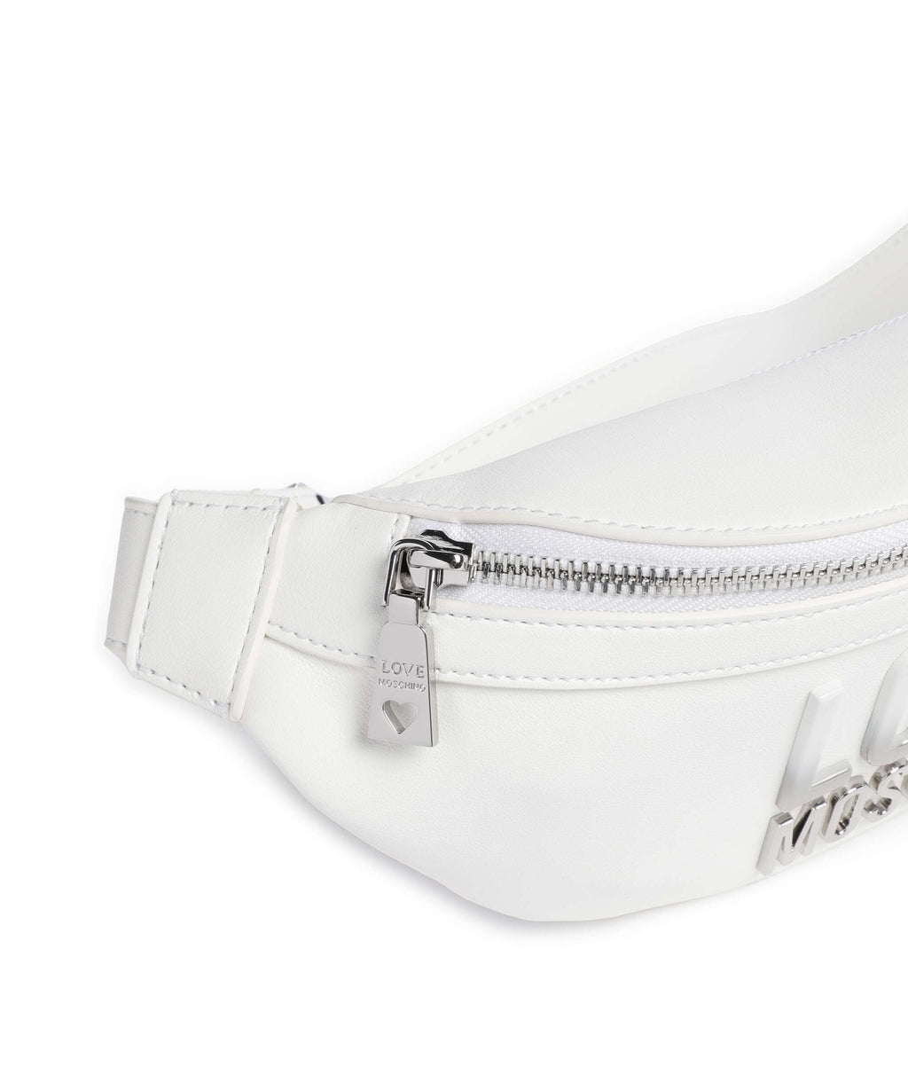 Love Moschino Prism Belt bag bianco