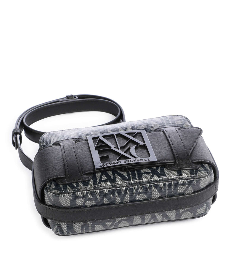 Armani Exchange Susie Crossbody bag beige/navy stripes