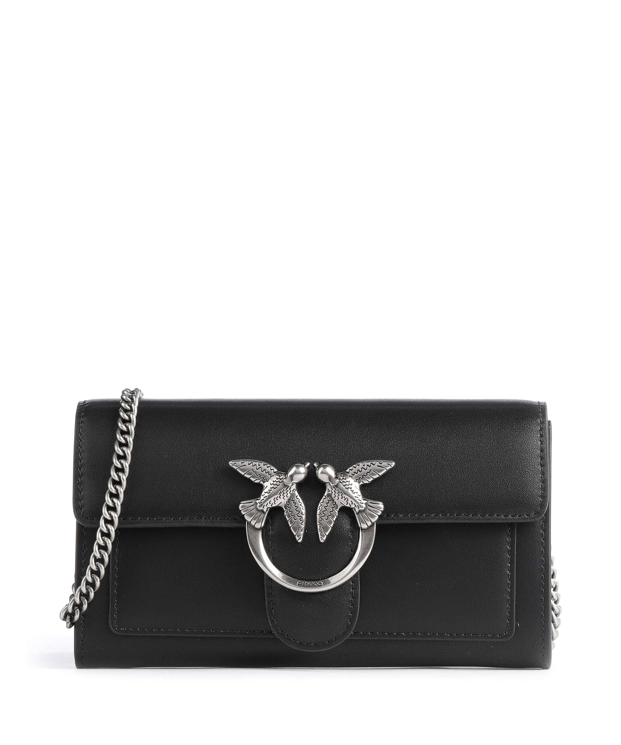Pinko Love One Wallet nero/old silver