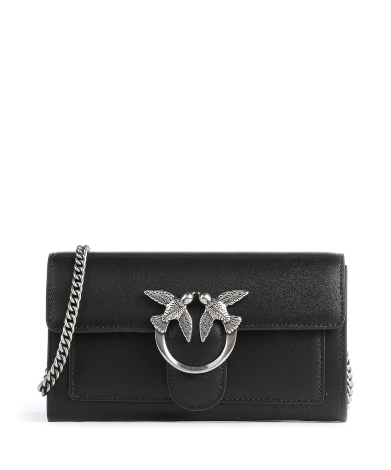 Pinko Love One Wallet nero/old silver