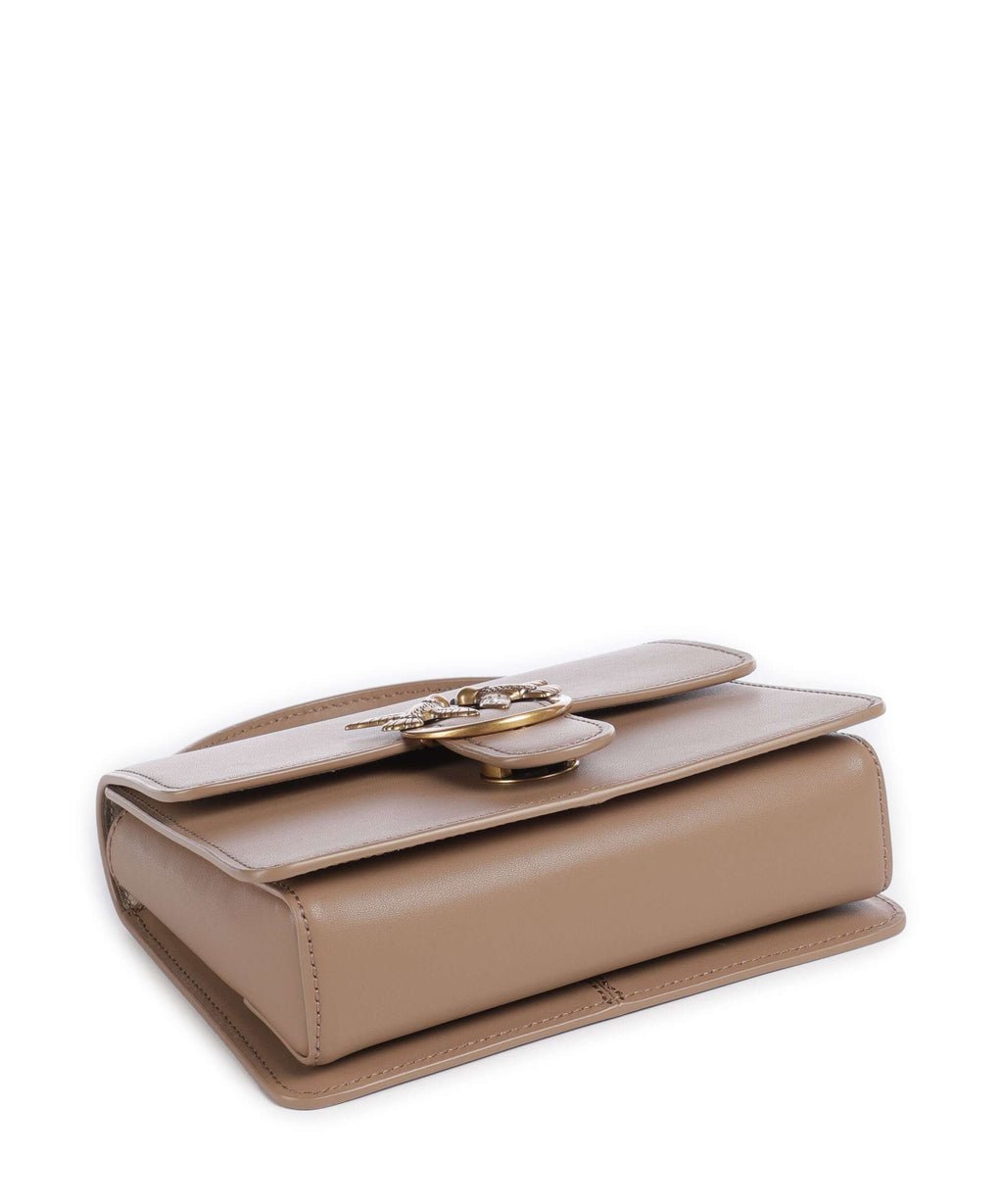 Pinko Love One Mini Handbag biscotto zenzero/antique gold
