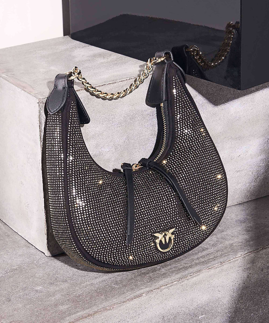 Pinko Brioche Mini Shoulder bag nero limousine/shiny gold