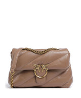 Pinko Love Puff Classic Torba na ramię biscotto zenzero/antique gold