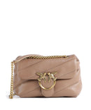 Pinko Love Puff Baby Torba na ramię biscotto zenzero/antique gold