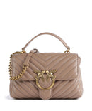 Pinko Love Lady Puff Mini Torebka biscotto zenzero/antique gold