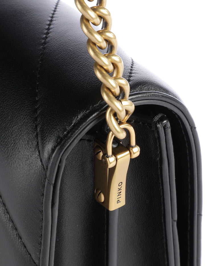Pinko Love Click Classic Crossbody bag nero/antique gold