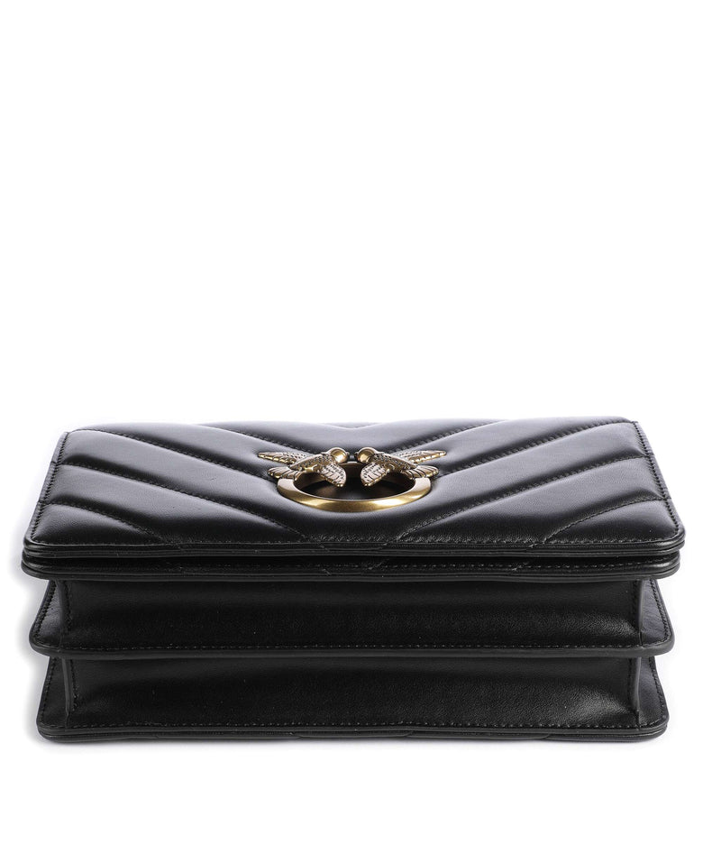 Pinko Love Click Classic Crossbody bag nero/antique gold