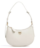 Pinko Half Moon Mini Torba na ramię bianco seta/antique gold