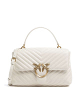 Pinko Love Lady Puff Classic Torebka bianco seta/antique gold