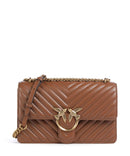 Pinko Love One Classic Torba na ramię marrone/leone/antique gold
