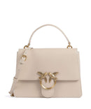 Pinko Love One Classic Torebka beige/grigio fumo/antique gold