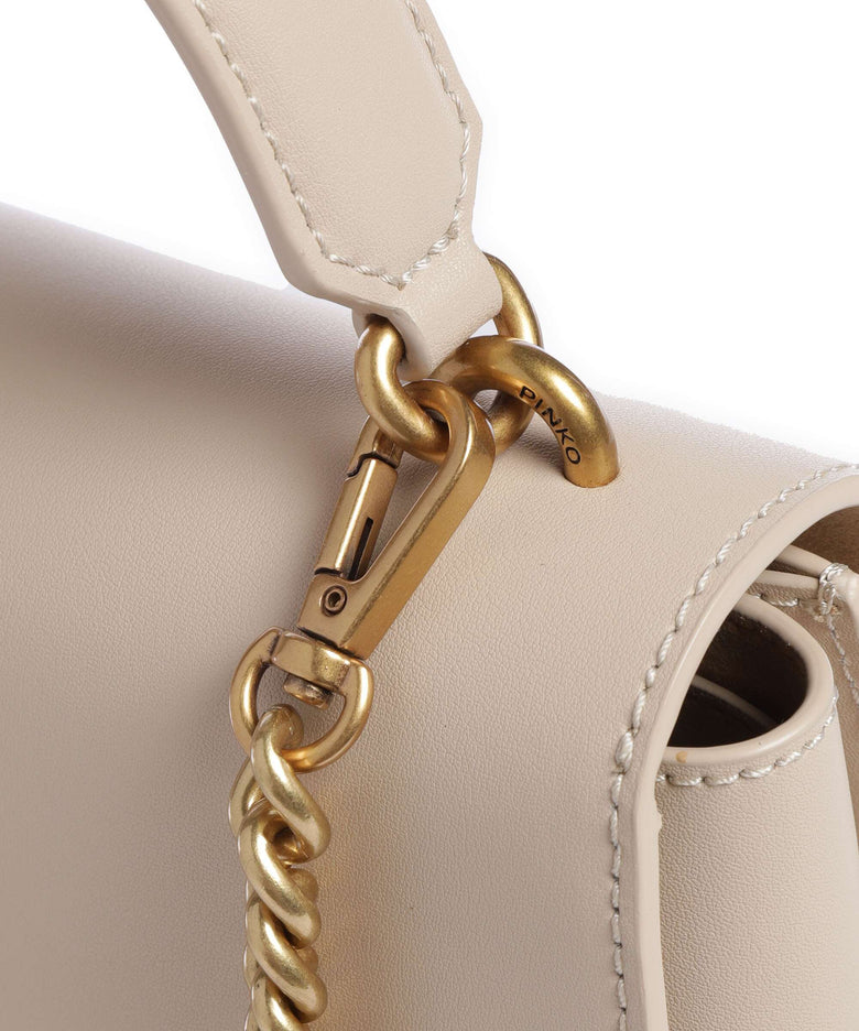 Pinko Love One Classic Handbag beige/grigio fumo/antique gold