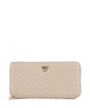 Pinko Ryder Portfel beige/grigio fumo/antique gold