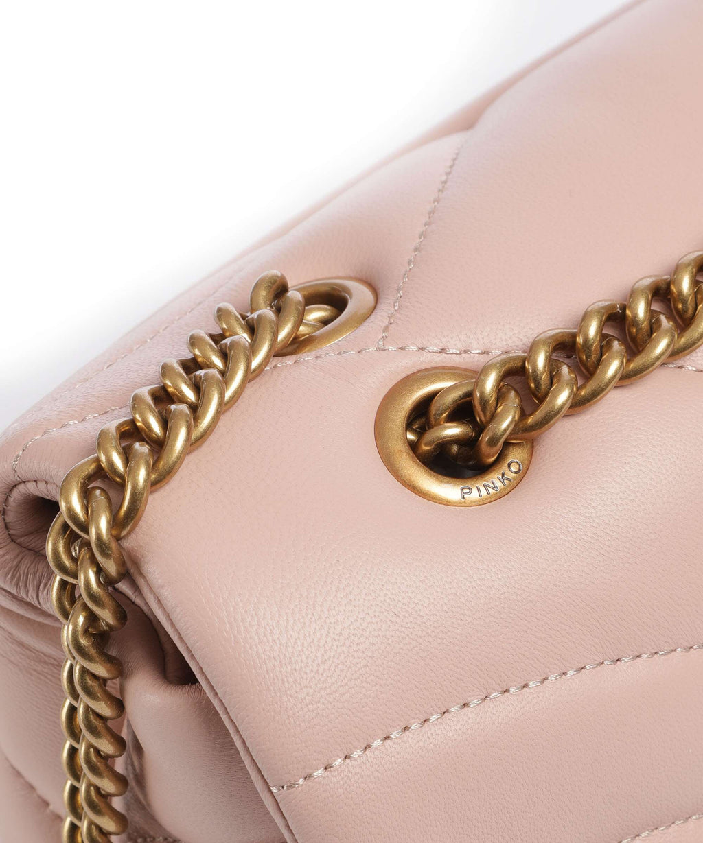 Pinko Love Puff Classic Shoulder bag cipria/antique gold