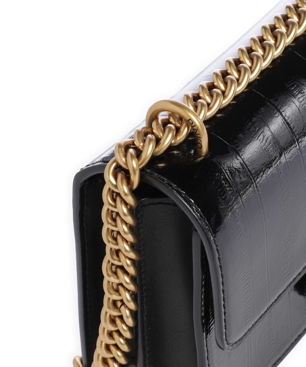 Pinko Love One Mini Shoulder bag nero/antique gold