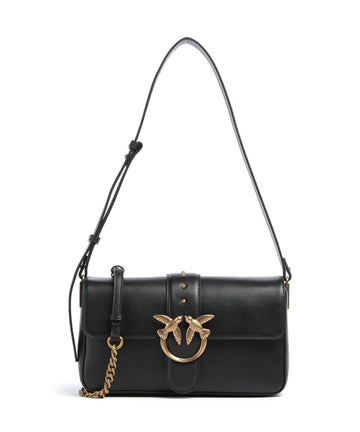 Pinko Love One Classic Slouchy Torba na ramię nero/antique gold