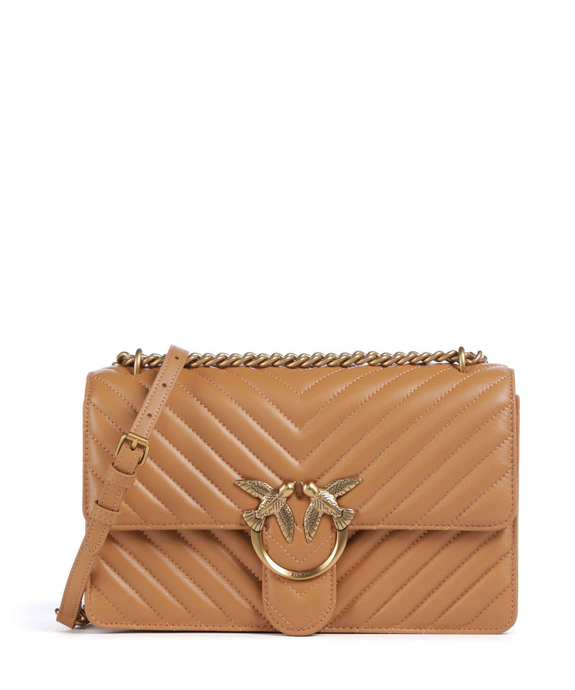 Pinko Love One Classic Shoulder bag torrone/antique gold