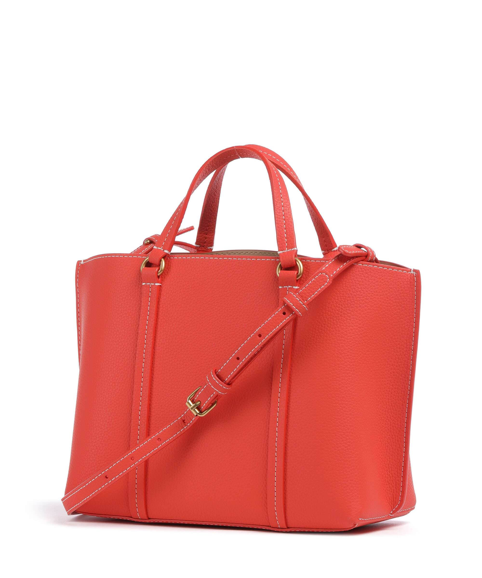 Pinko Carrie Classic Handbag rosso mandarino/antique gold
