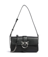 Pinko Love One Classic Slouchy Torba na ramię nero/old silver