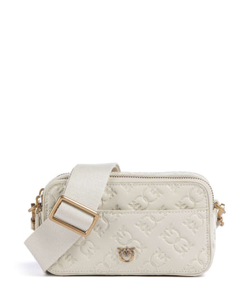 Pinko Mini Torba przez ramię bianco seta/antique gold