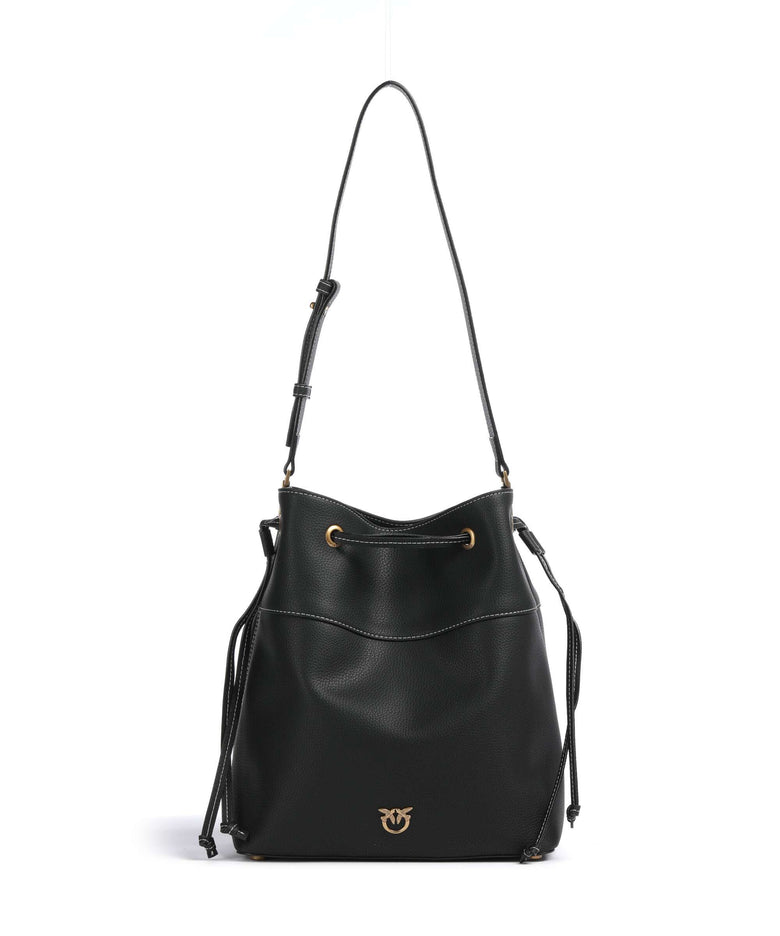 Pinko Secchiello Mini Bucket bag nero/antique gold