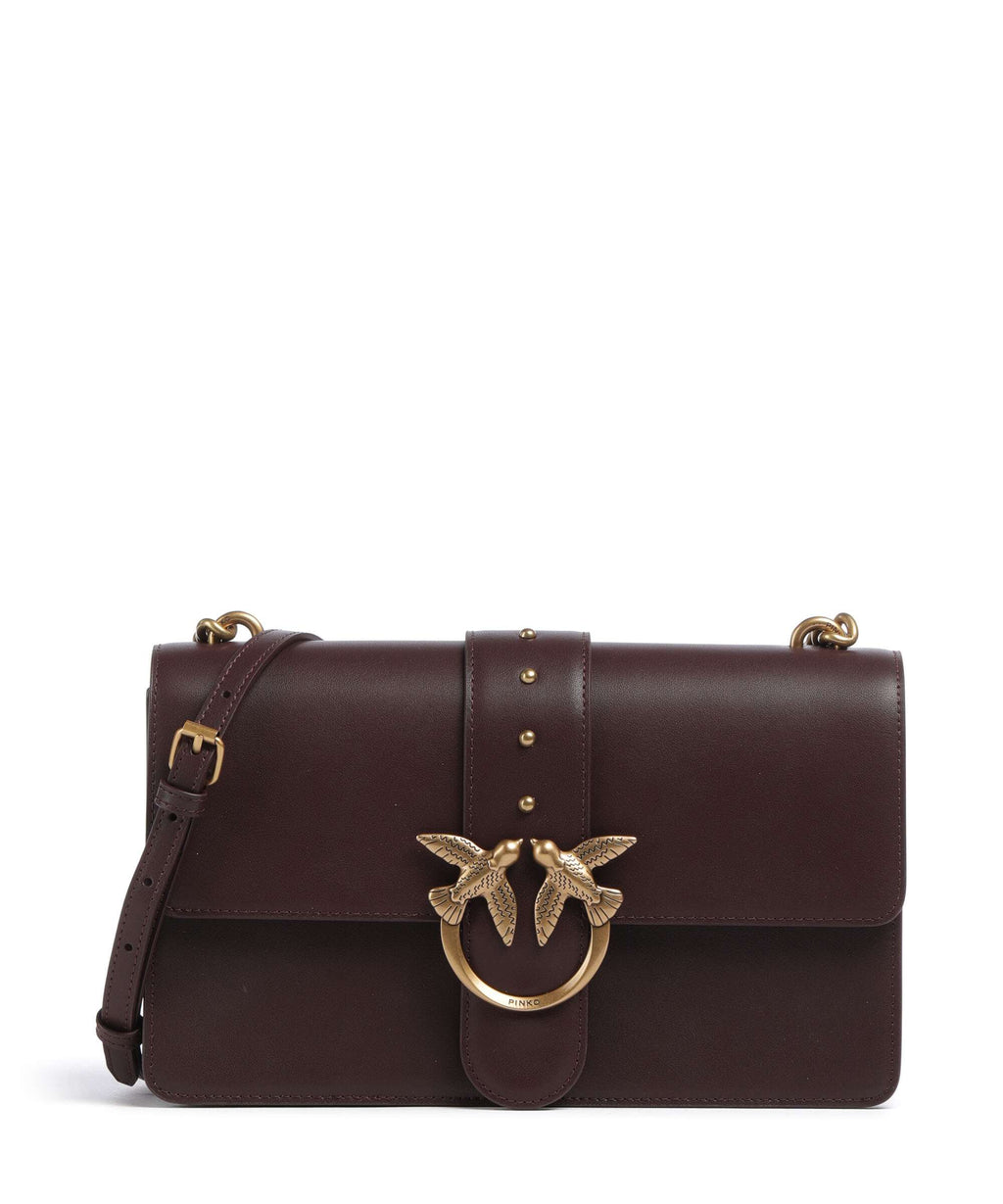 Pinko Love One Classic Crossbody bag uva di catawba/antique gold
