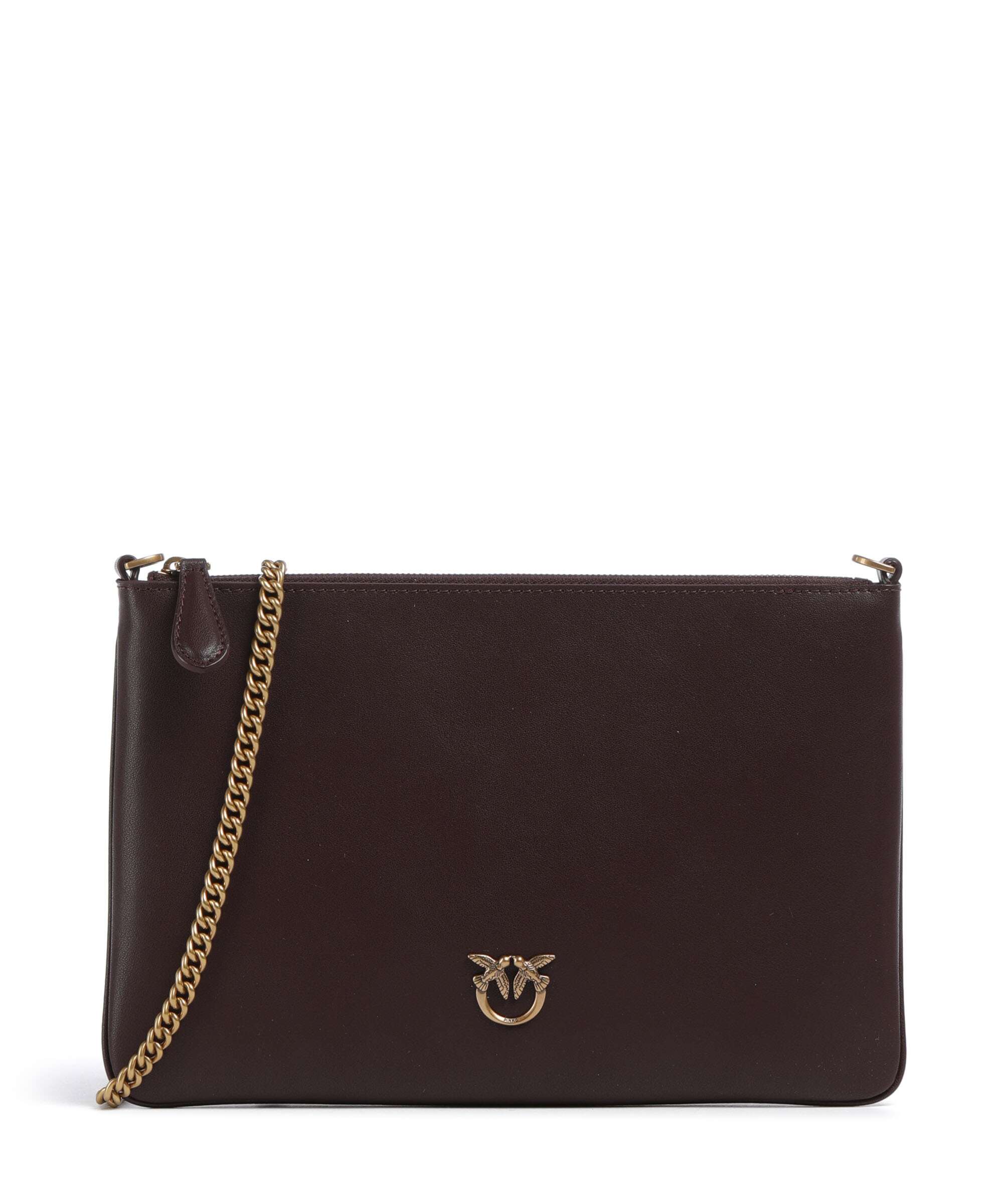 Pinko Flat Classic Crossbody bag uva di catawba/antique gold