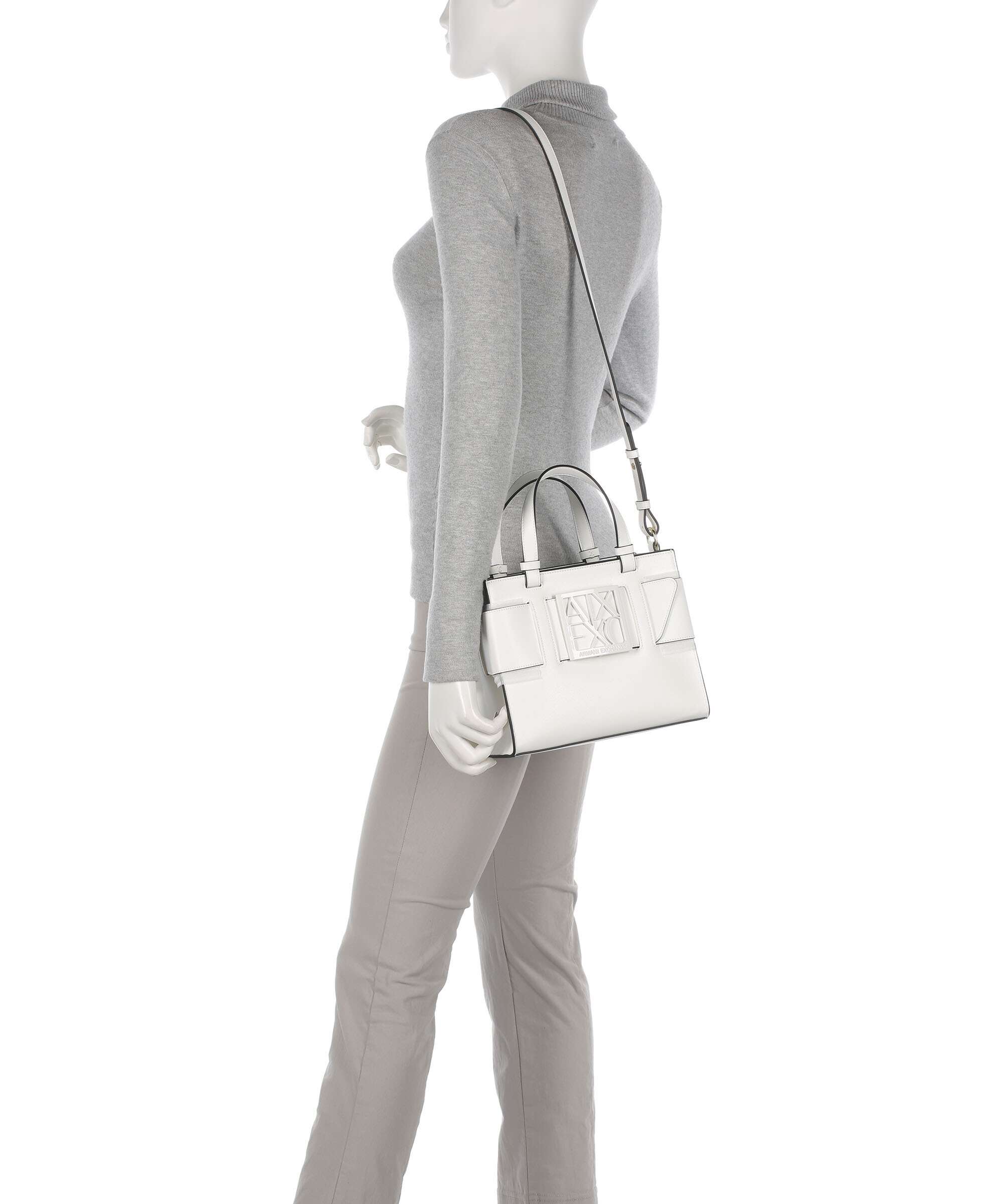 Armani Exchange Susie M Handbag optical white