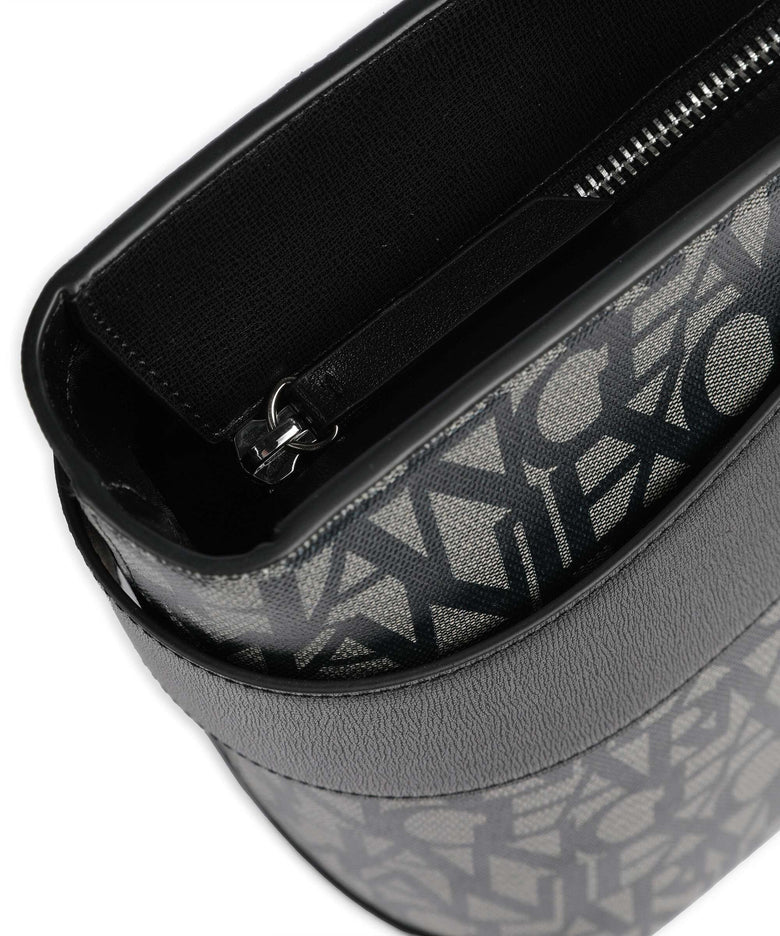 Armani Exchange Susie M Tote bag beige/navy stripes