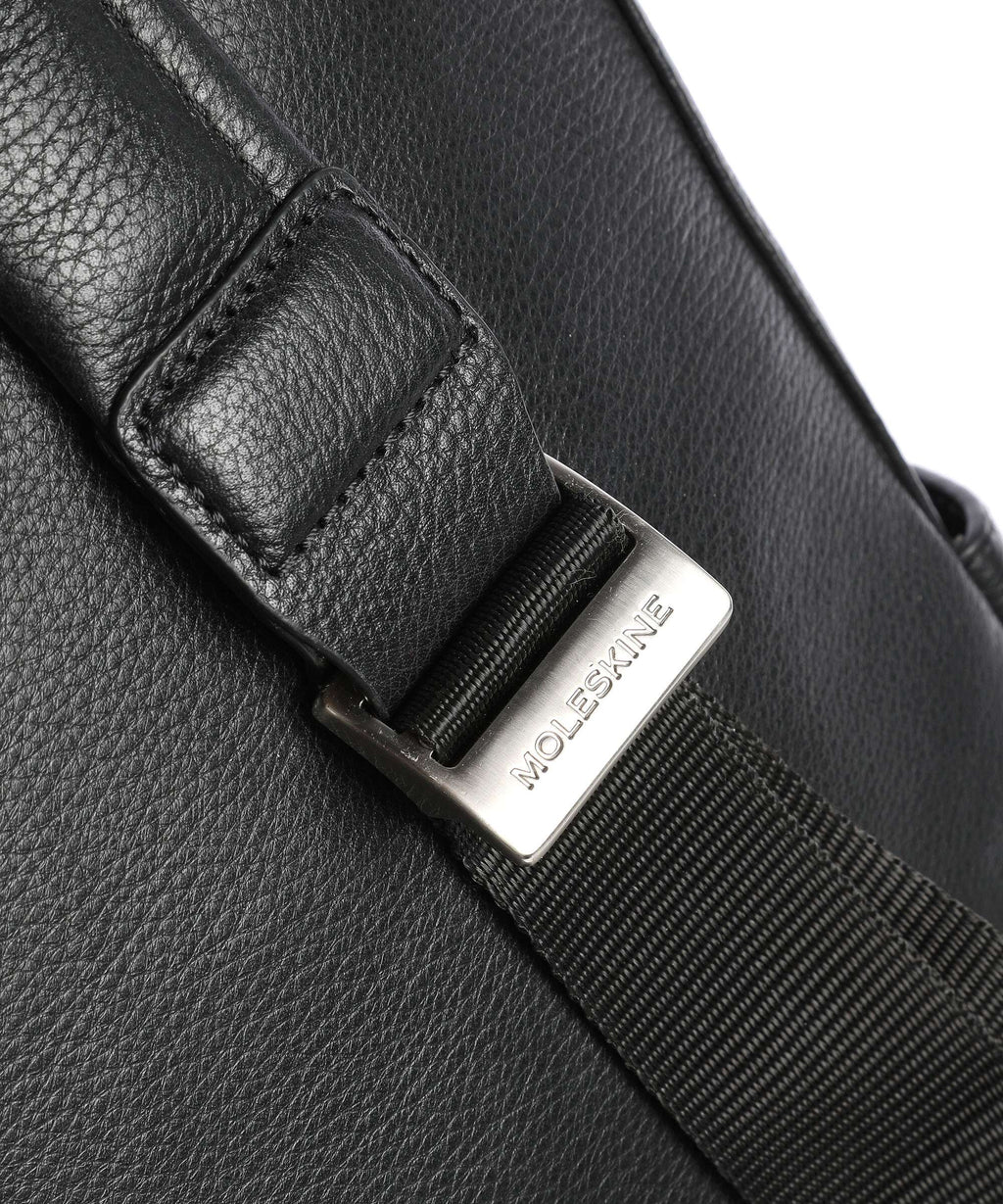 Moleskine Classic Leather Backpack schwarz