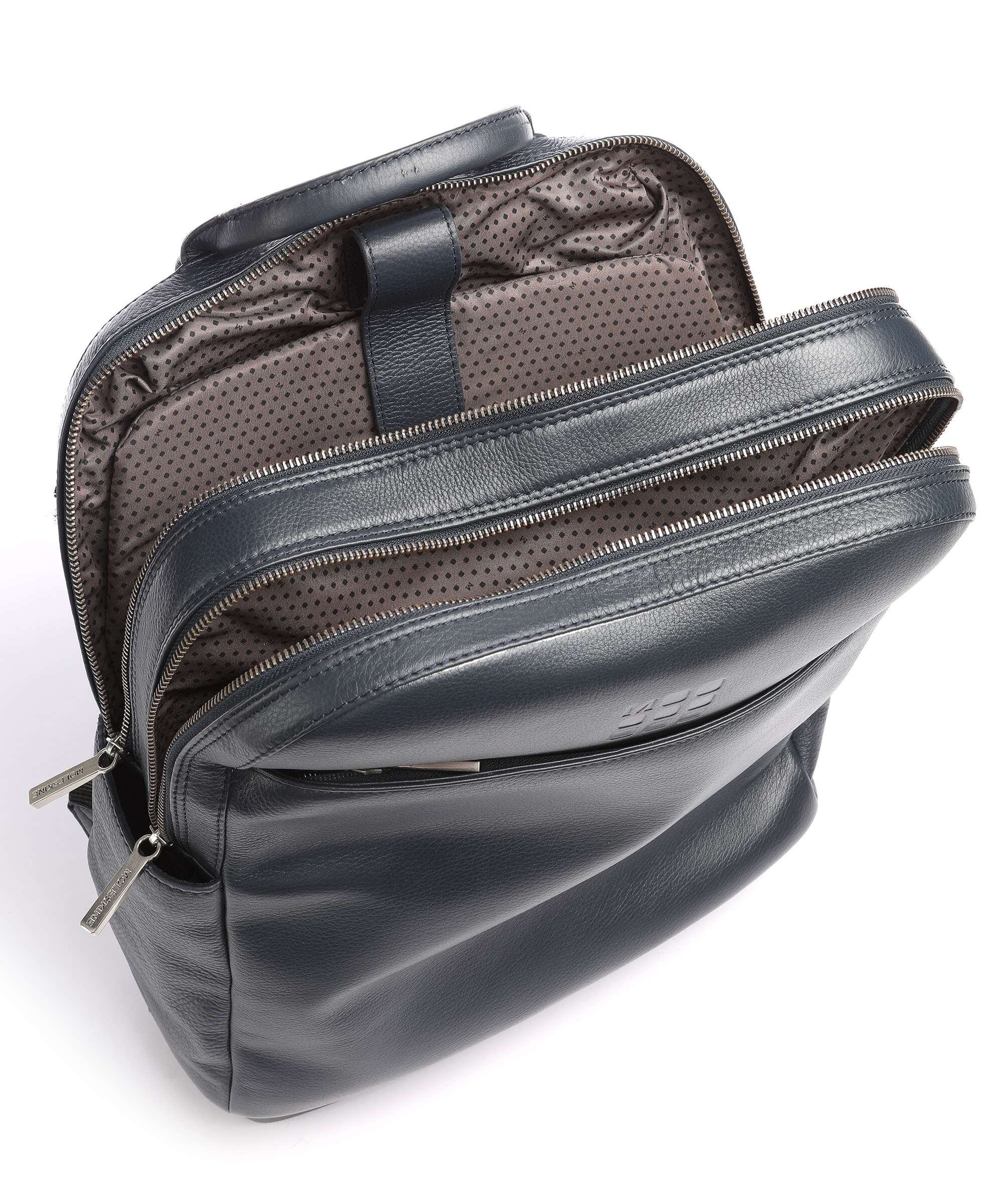 Moleskine Classic Leather Backpack sapphire blue