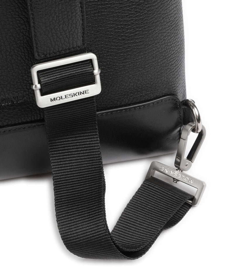 Moleskine Classic Leather Backpack schwarz