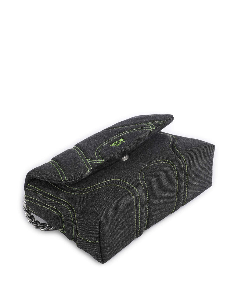Replay Crossbody bag washed black/green